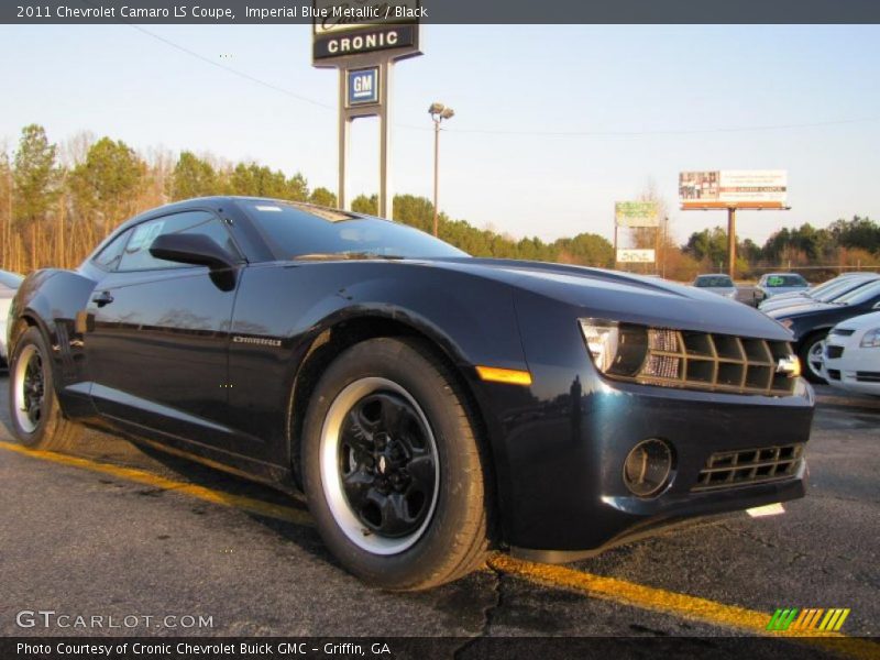 Imperial Blue Metallic / Black 2011 Chevrolet Camaro LS Coupe