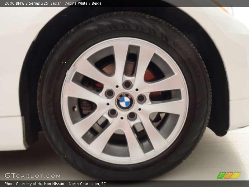 Alpine White / Beige 2006 BMW 3 Series 325i Sedan