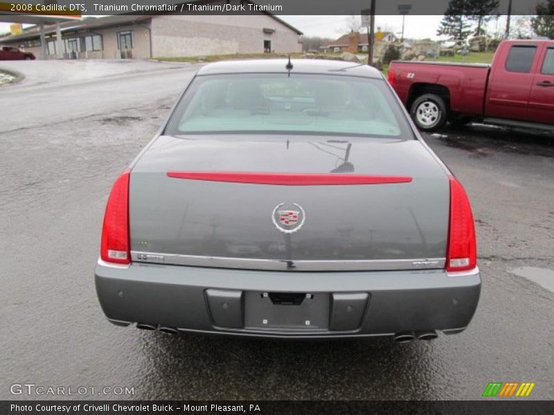 Titanium Chromaflair / Titanium/Dark Titanium 2008 Cadillac DTS