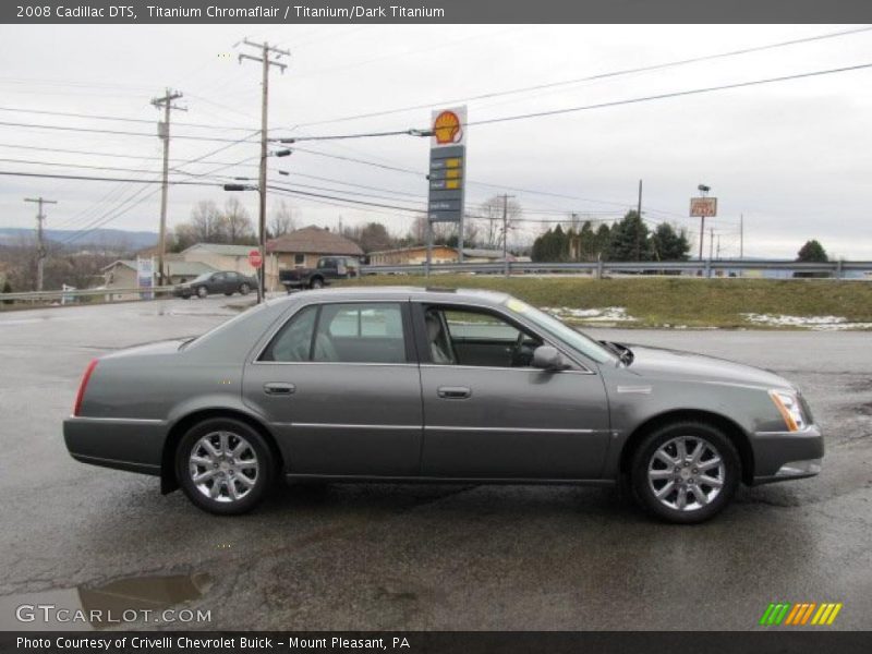 Titanium Chromaflair / Titanium/Dark Titanium 2008 Cadillac DTS