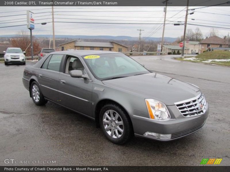 Titanium Chromaflair / Titanium/Dark Titanium 2008 Cadillac DTS