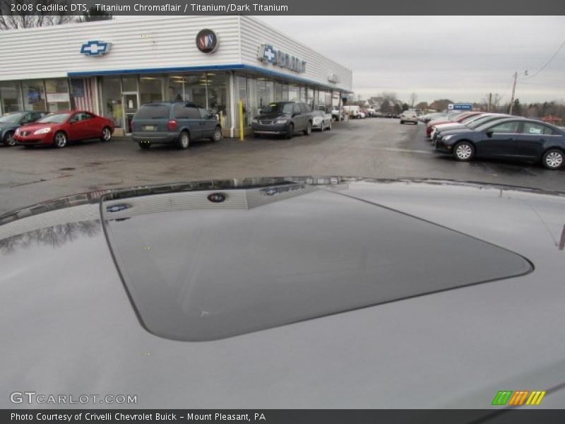 Titanium Chromaflair / Titanium/Dark Titanium 2008 Cadillac DTS