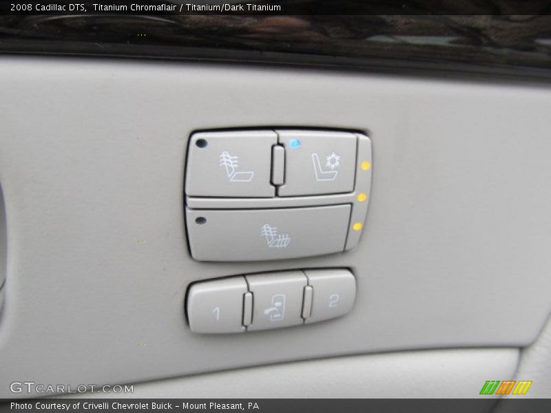 Titanium Chromaflair / Titanium/Dark Titanium 2008 Cadillac DTS