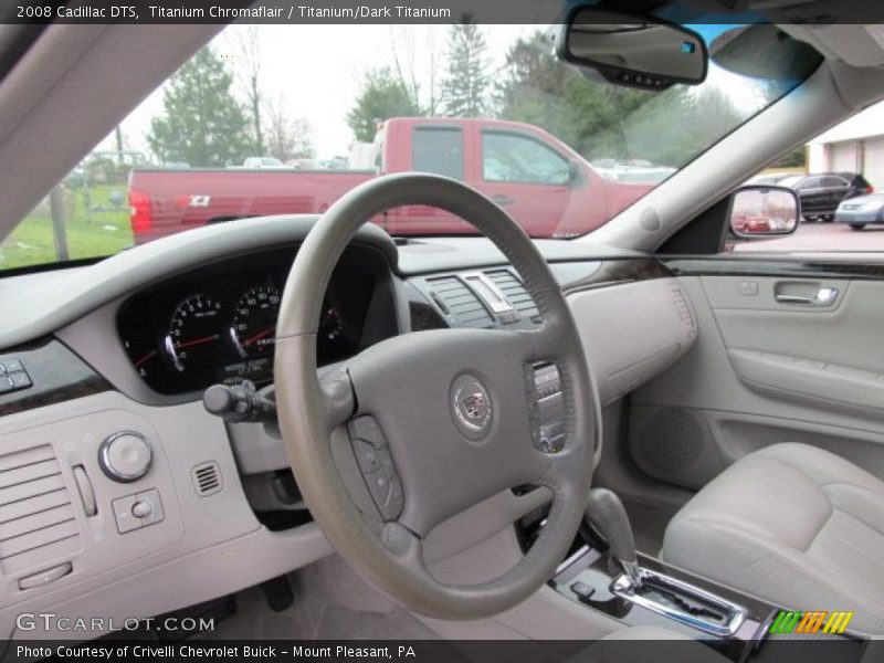 Titanium Chromaflair / Titanium/Dark Titanium 2008 Cadillac DTS