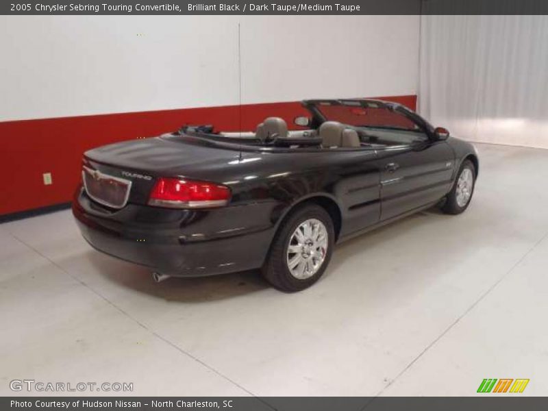 Brilliant Black / Dark Taupe/Medium Taupe 2005 Chrysler Sebring Touring Convertible