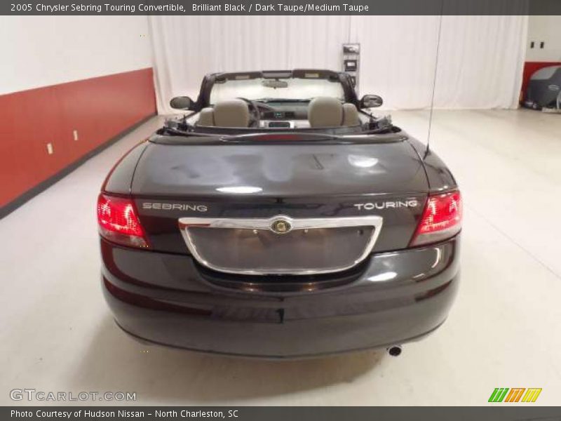 Brilliant Black / Dark Taupe/Medium Taupe 2005 Chrysler Sebring Touring Convertible
