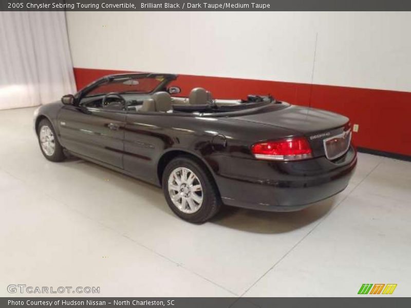 Brilliant Black / Dark Taupe/Medium Taupe 2005 Chrysler Sebring Touring Convertible