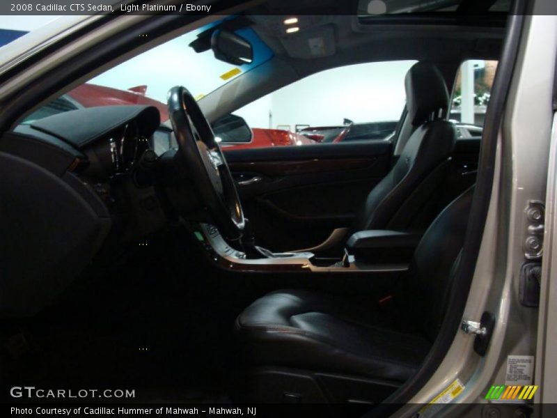 Light Platinum / Ebony 2008 Cadillac CTS Sedan