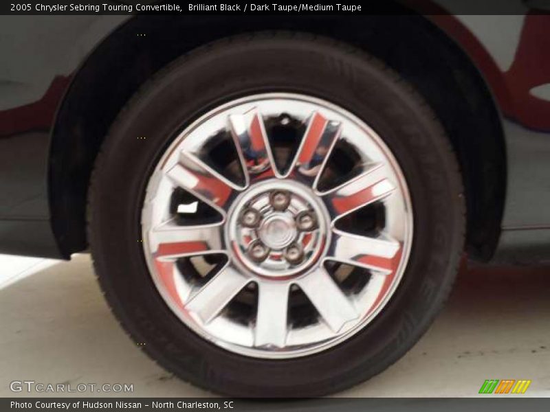 Brilliant Black / Dark Taupe/Medium Taupe 2005 Chrysler Sebring Touring Convertible