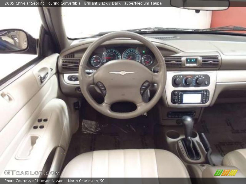 Brilliant Black / Dark Taupe/Medium Taupe 2005 Chrysler Sebring Touring Convertible