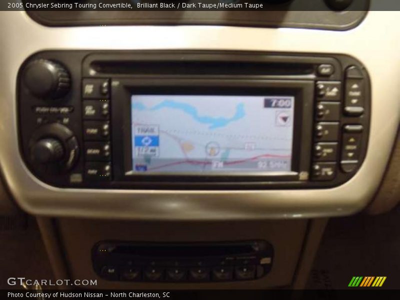 Brilliant Black / Dark Taupe/Medium Taupe 2005 Chrysler Sebring Touring Convertible
