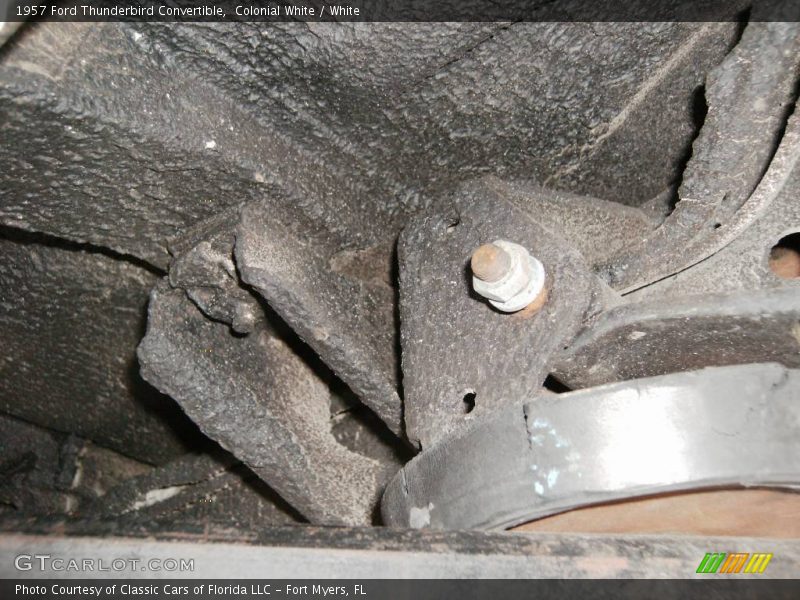 Colonial White / White 1957 Ford Thunderbird Convertible
