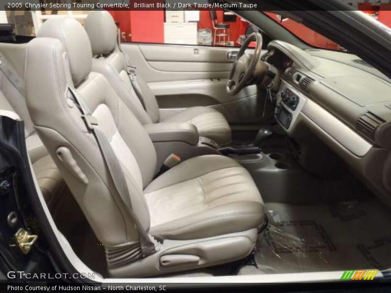 Brilliant Black / Dark Taupe/Medium Taupe 2005 Chrysler Sebring Touring Convertible