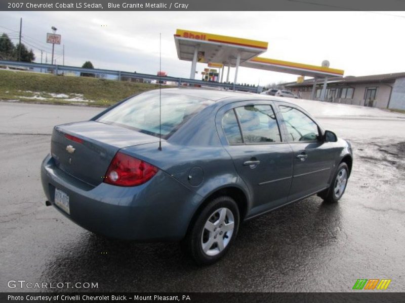 Blue Granite Metallic / Gray 2007 Chevrolet Cobalt LS Sedan