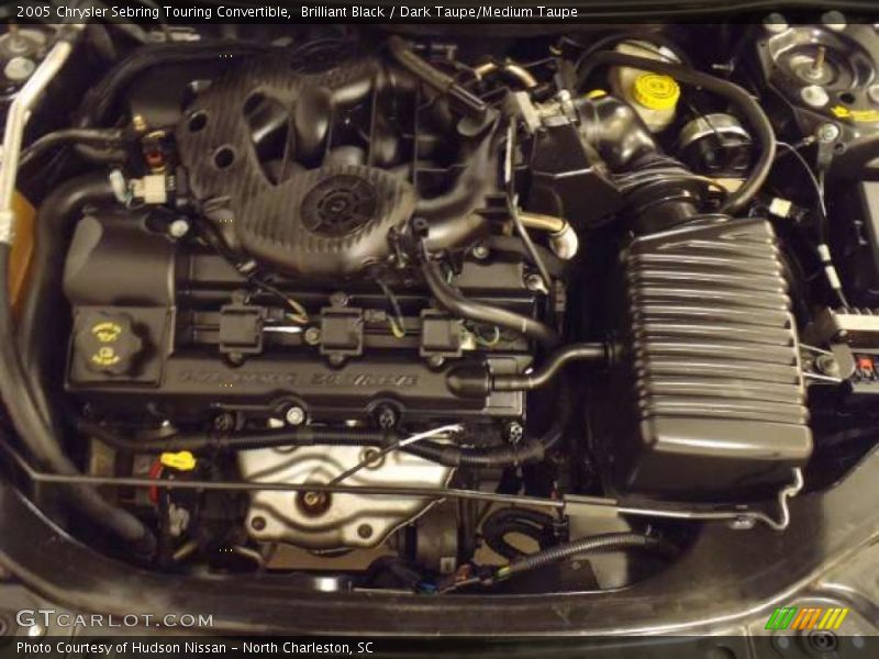 Brilliant Black / Dark Taupe/Medium Taupe 2005 Chrysler Sebring Touring Convertible