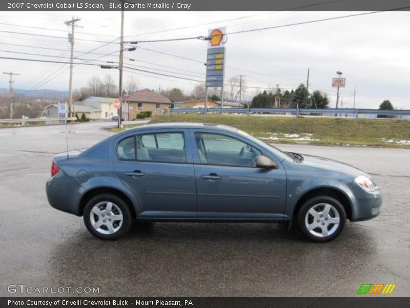 Blue Granite Metallic / Gray 2007 Chevrolet Cobalt LS Sedan