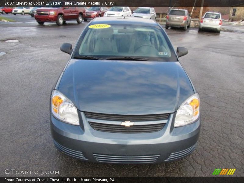Blue Granite Metallic / Gray 2007 Chevrolet Cobalt LS Sedan