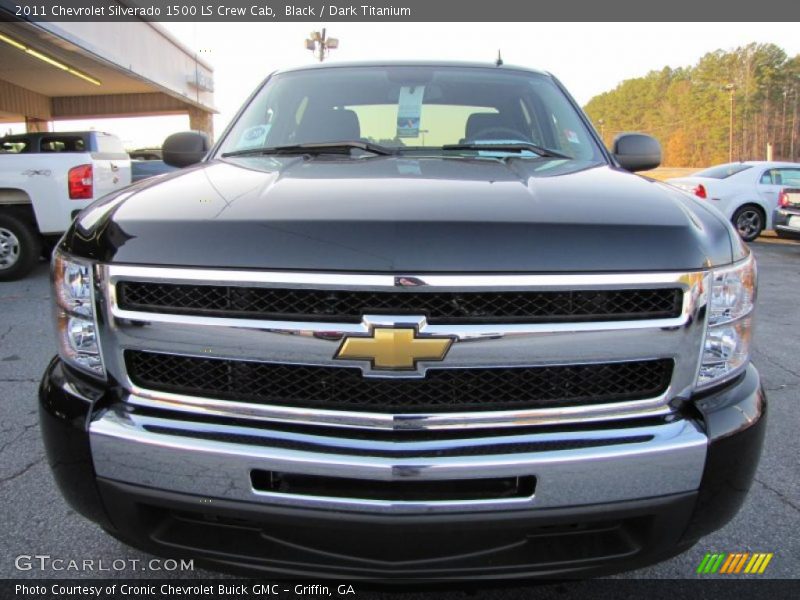 Black / Dark Titanium 2011 Chevrolet Silverado 1500 LS Crew Cab