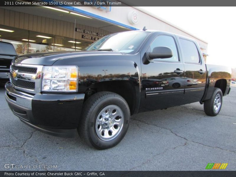 Black / Dark Titanium 2011 Chevrolet Silverado 1500 LS Crew Cab