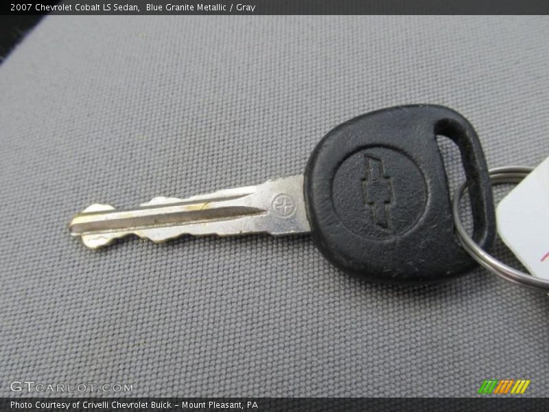 Blue Granite Metallic / Gray 2007 Chevrolet Cobalt LS Sedan