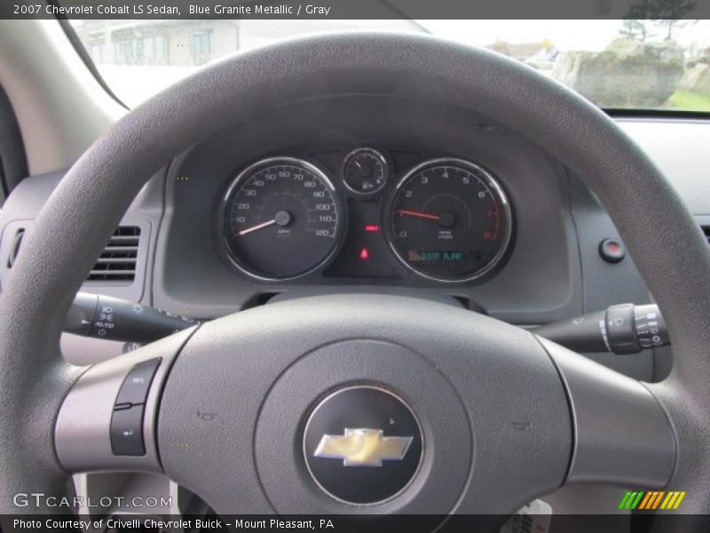 Blue Granite Metallic / Gray 2007 Chevrolet Cobalt LS Sedan