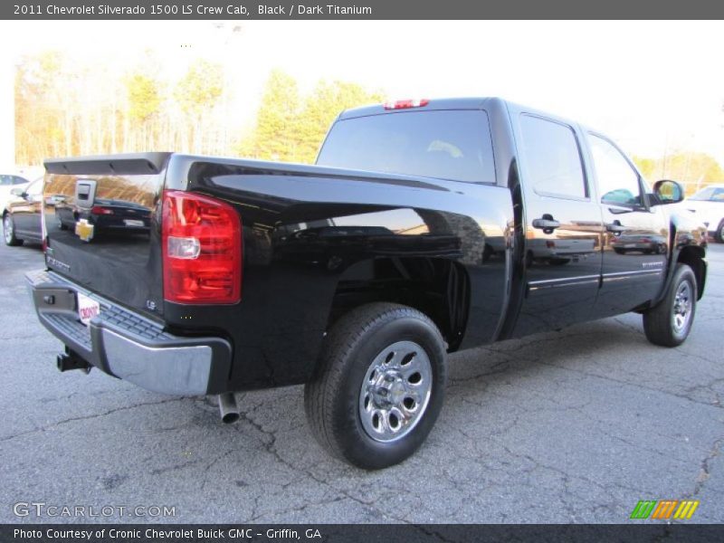 Black / Dark Titanium 2011 Chevrolet Silverado 1500 LS Crew Cab