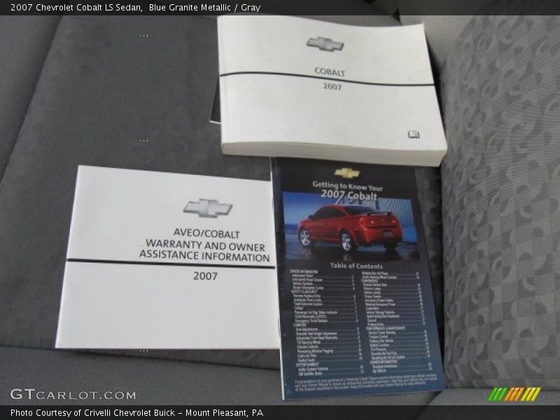 Blue Granite Metallic / Gray 2007 Chevrolet Cobalt LS Sedan
