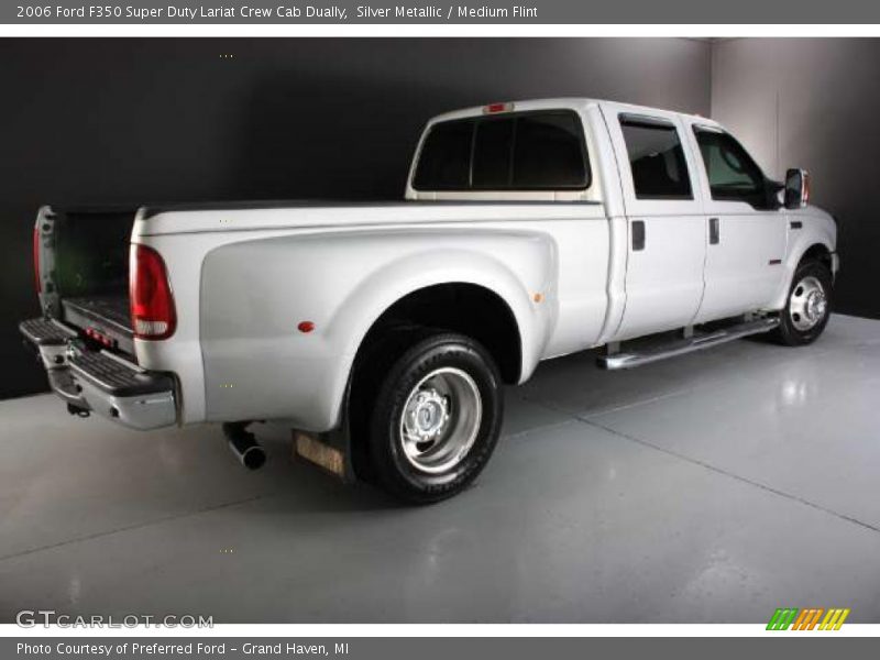 Silver Metallic / Medium Flint 2006 Ford F350 Super Duty Lariat Crew Cab Dually