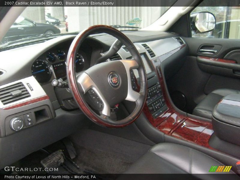 Black Raven / Ebony/Ebony 2007 Cadillac Escalade ESV AWD