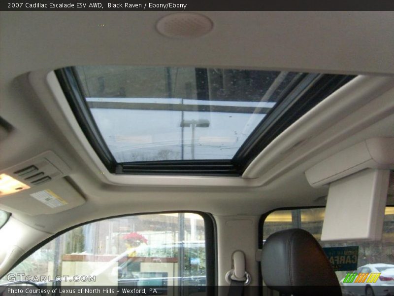 Black Raven / Ebony/Ebony 2007 Cadillac Escalade ESV AWD