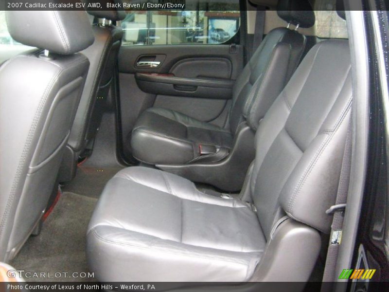 Black Raven / Ebony/Ebony 2007 Cadillac Escalade ESV AWD