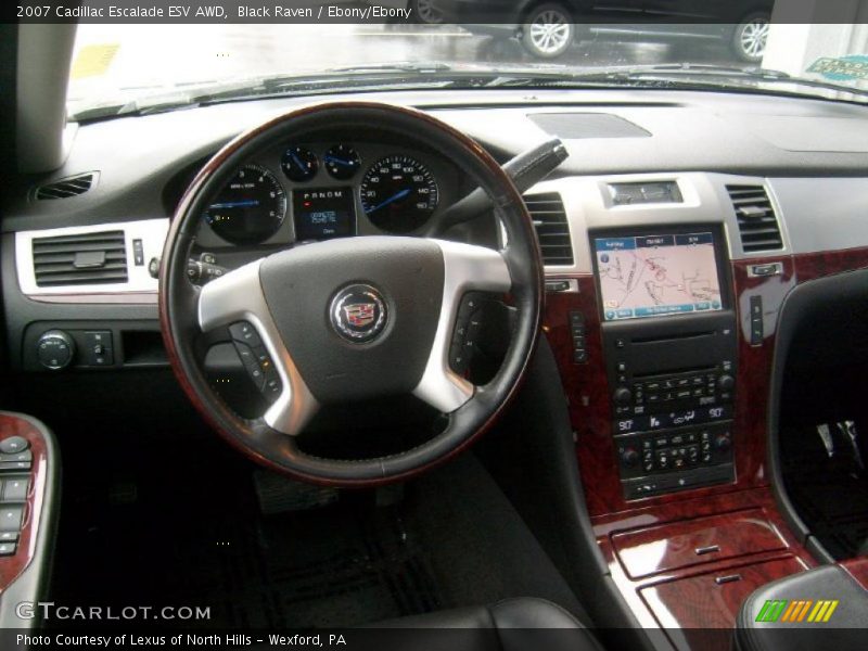 Black Raven / Ebony/Ebony 2007 Cadillac Escalade ESV AWD