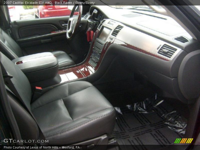 Black Raven / Ebony/Ebony 2007 Cadillac Escalade ESV AWD