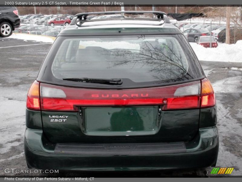 Timberline Green Pearl / Beige 2003 Subaru Legacy 2.5 GT Sedan