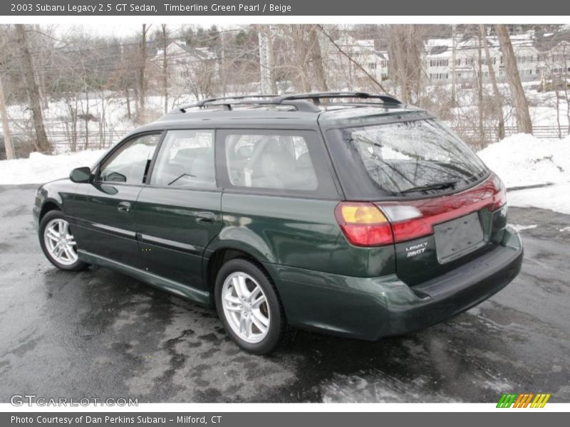 Timberline Green Pearl / Beige 2003 Subaru Legacy 2.5 GT Sedan
