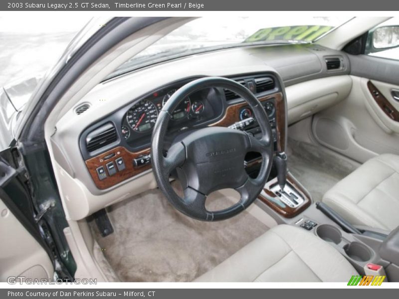  2003 Legacy 2.5 GT Sedan Beige Interior