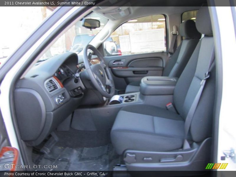 Summit White / Ebony 2011 Chevrolet Avalanche LS