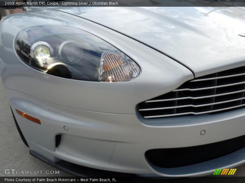 Lightning Silver / Obsidian Black 2009 Aston Martin DBS Coupe