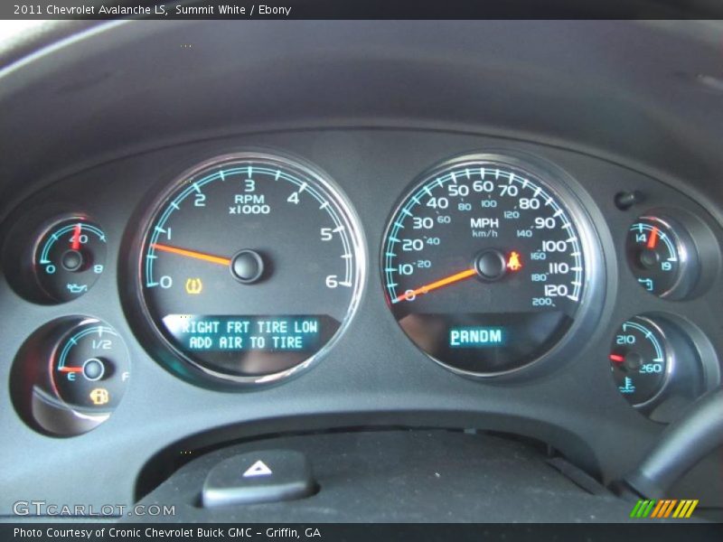 2011 Avalanche LS LS Gauges
