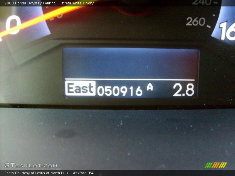 Taffeta White / Ivory 2008 Honda Odyssey Touring