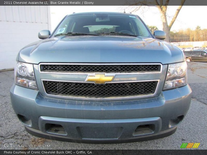 Blue Granite Metallic / Ebony 2011 Chevrolet Avalanche LS