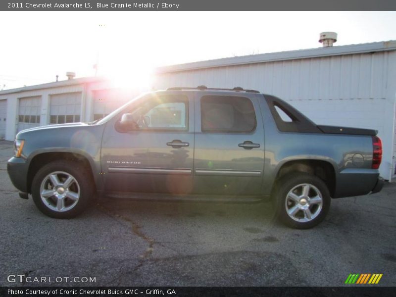 Blue Granite Metallic / Ebony 2011 Chevrolet Avalanche LS