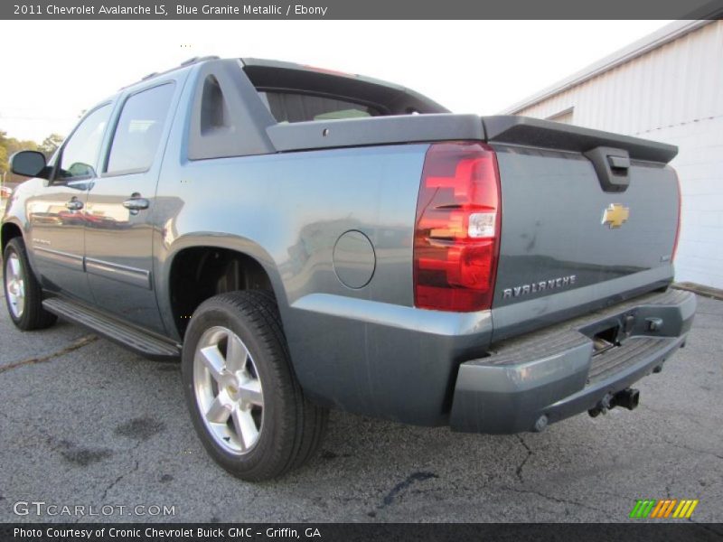 Blue Granite Metallic / Ebony 2011 Chevrolet Avalanche LS