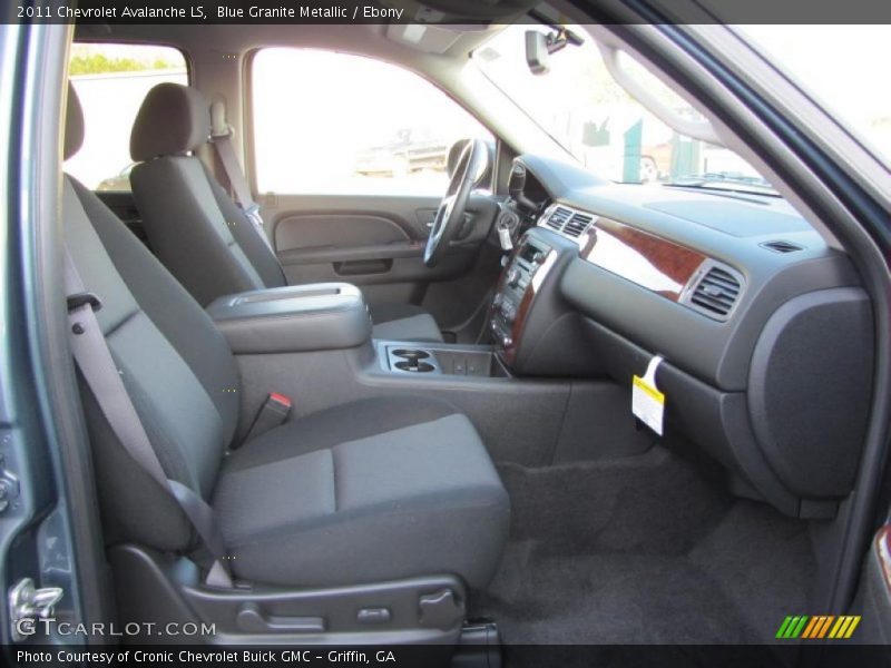 Blue Granite Metallic / Ebony 2011 Chevrolet Avalanche LS