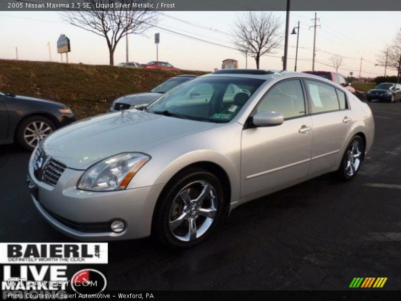 Liquid Silver Metallic / Frost 2005 Nissan Maxima 3.5 SE