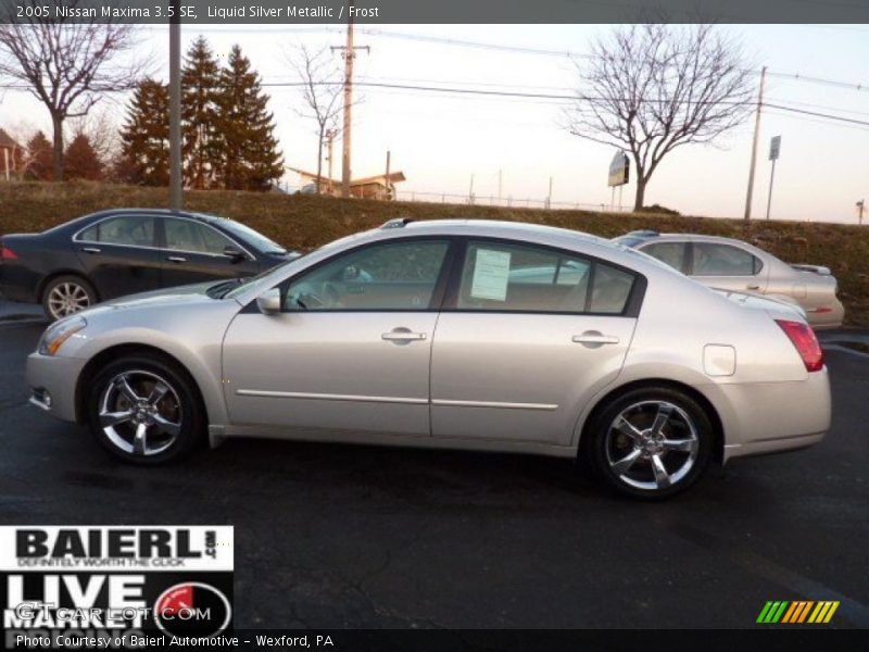 Liquid Silver Metallic / Frost 2005 Nissan Maxima 3.5 SE