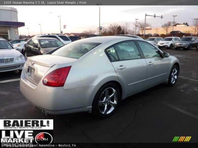 Liquid Silver Metallic / Frost 2005 Nissan Maxima 3.5 SE