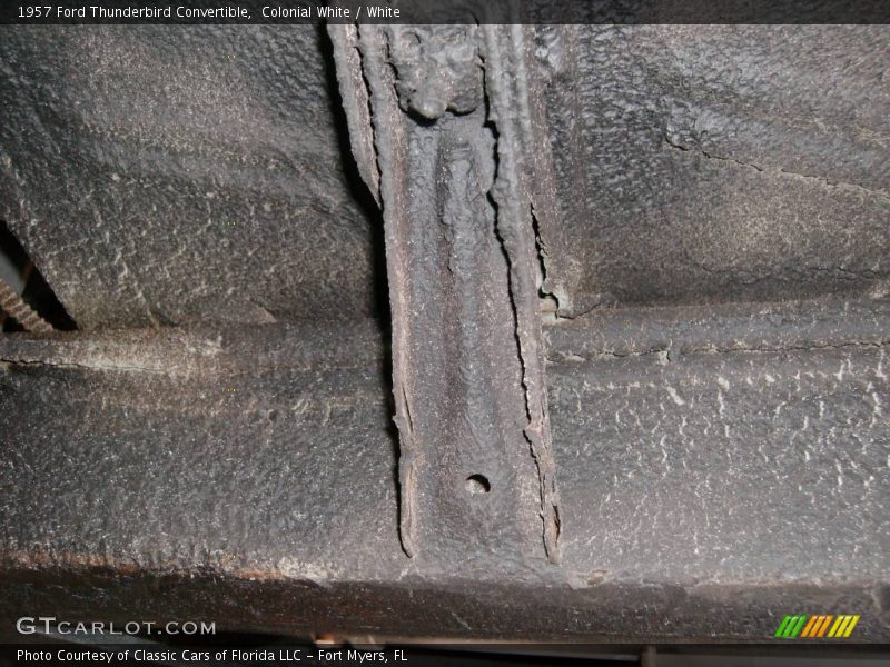Colonial White / White 1957 Ford Thunderbird Convertible