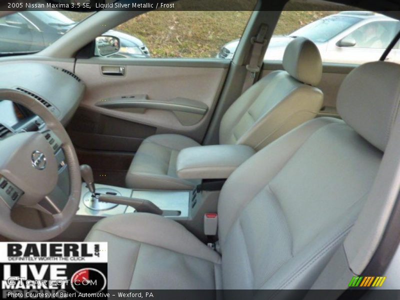 Liquid Silver Metallic / Frost 2005 Nissan Maxima 3.5 SE
