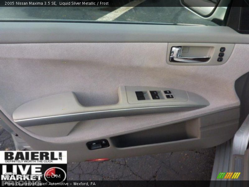 Liquid Silver Metallic / Frost 2005 Nissan Maxima 3.5 SE